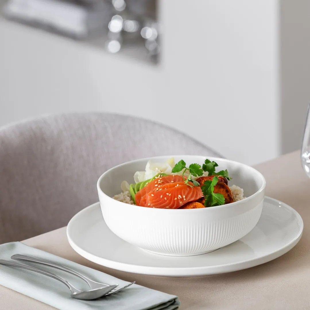 Villeroy & Boch Afina Frühstücks-Set - 18-delig - Wit/Gekleurd