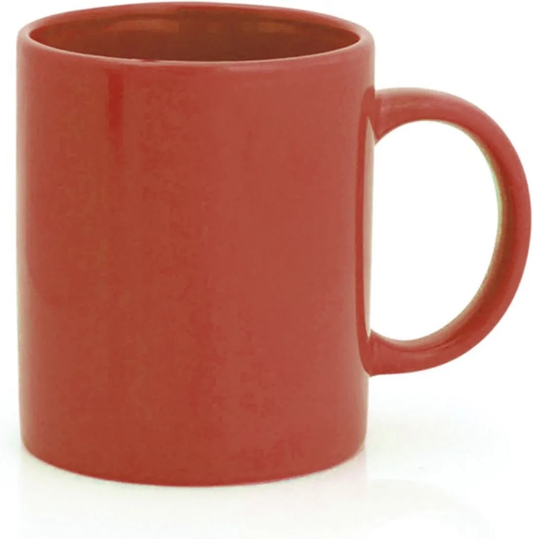 Bellatio Design Koffiemok Keramiek - 370ml - Rood