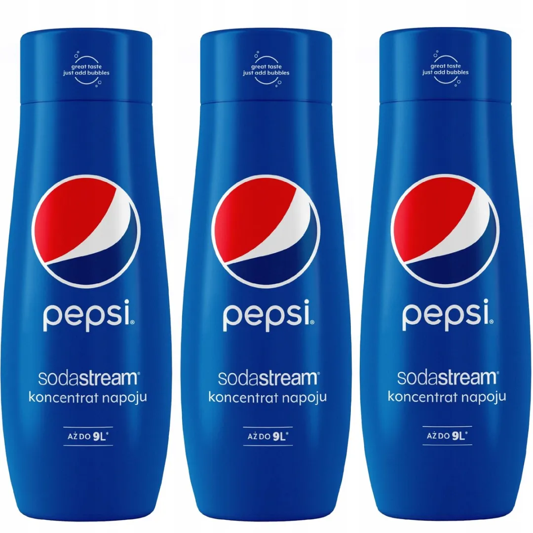 SodaStream 3x Pepsi Concentraat Set 440ml