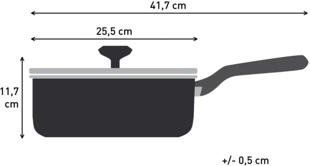Tefal Ceramic Control Hapjespan 24cm - Grijs