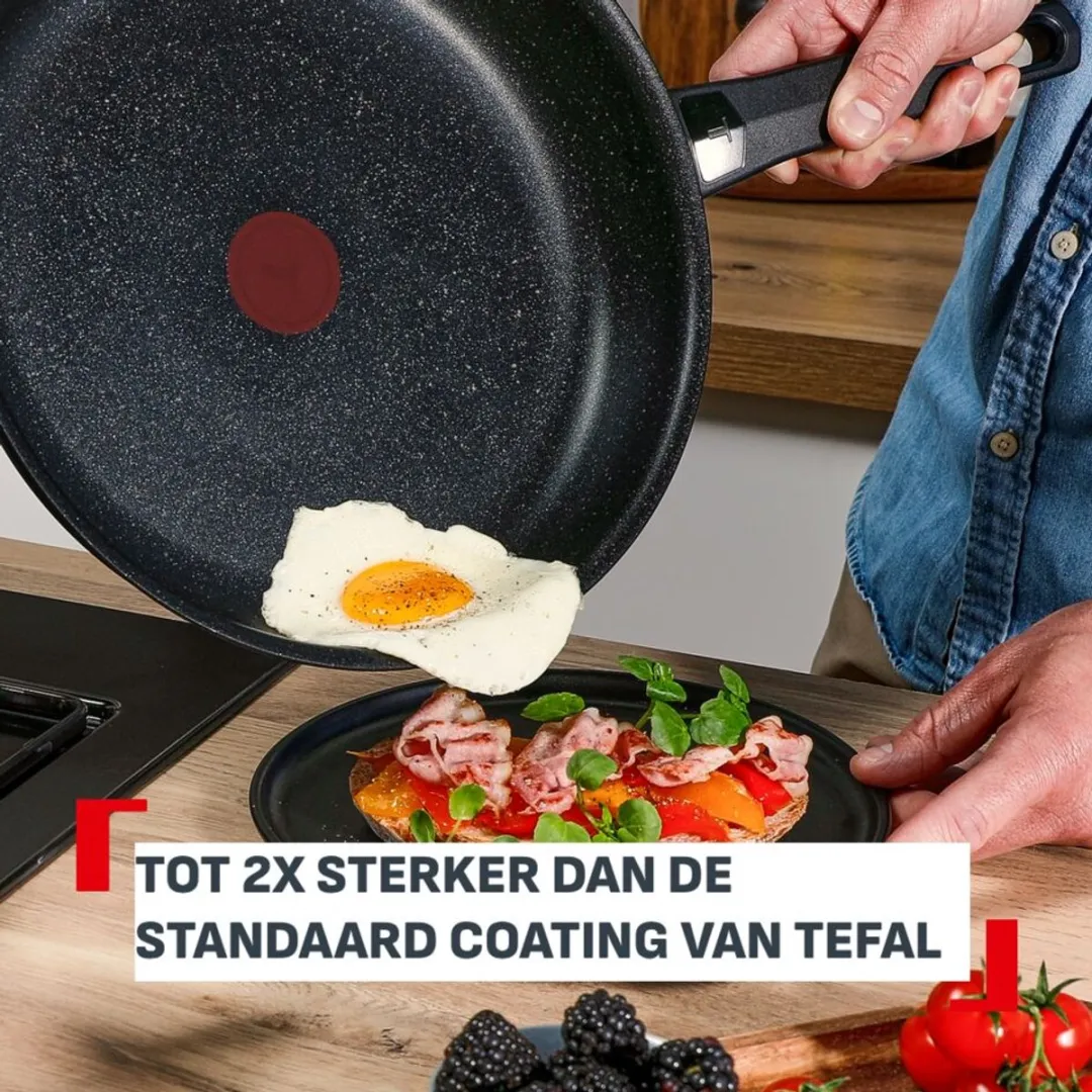 Tefal Ceramic Control Hapjespan 24cm - Grijs