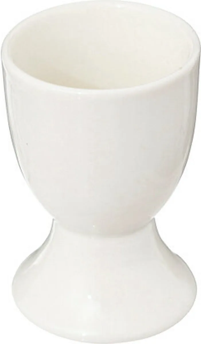 Bellatio Design Eierdopjes Blanche BD 40287 - 12 Stuks - Keramiek Wit