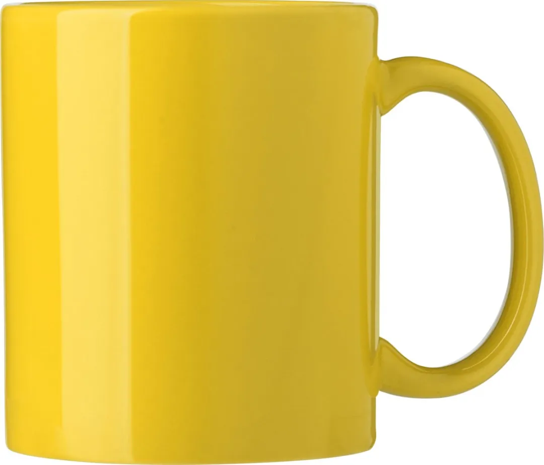 Bellatio Design Nantes Koffiemokken - 8 Stuks - Geel - 300ml