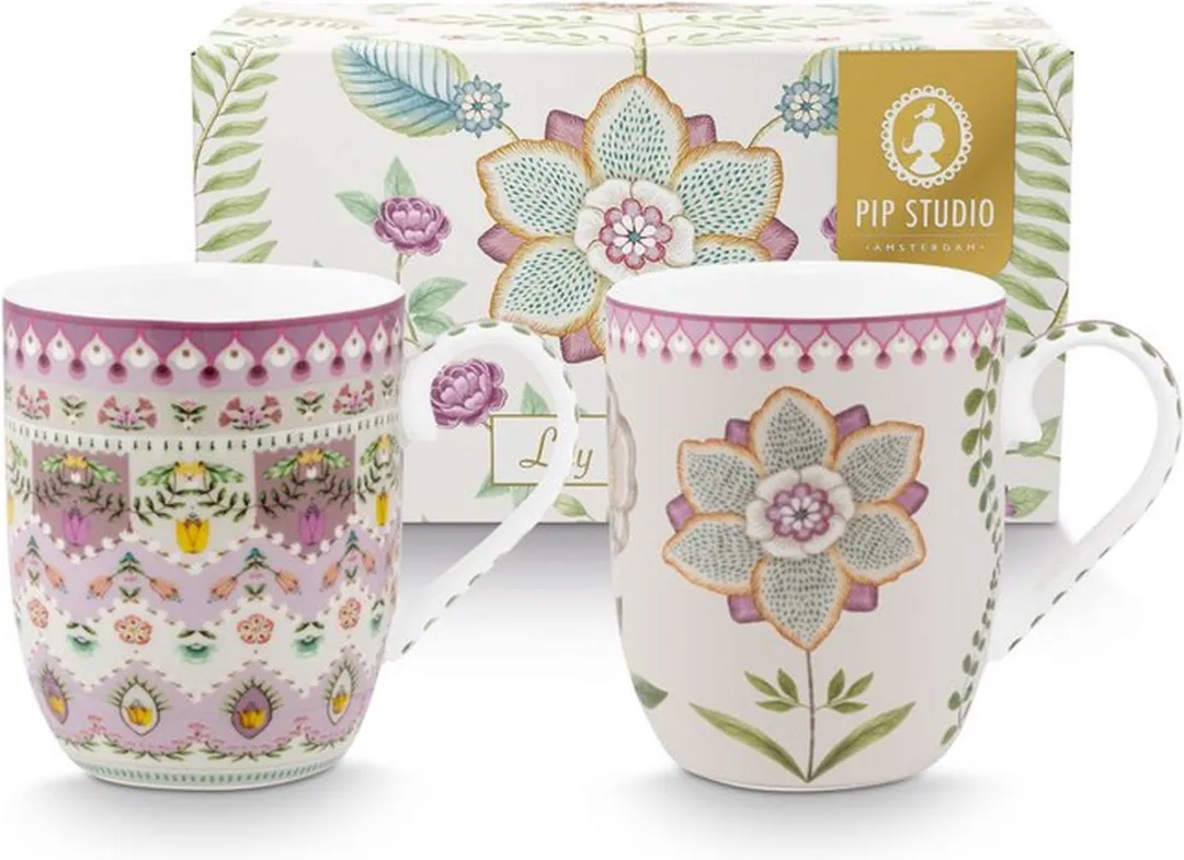 Pip Studio Lily & Lotus Mokset 2x145ml
