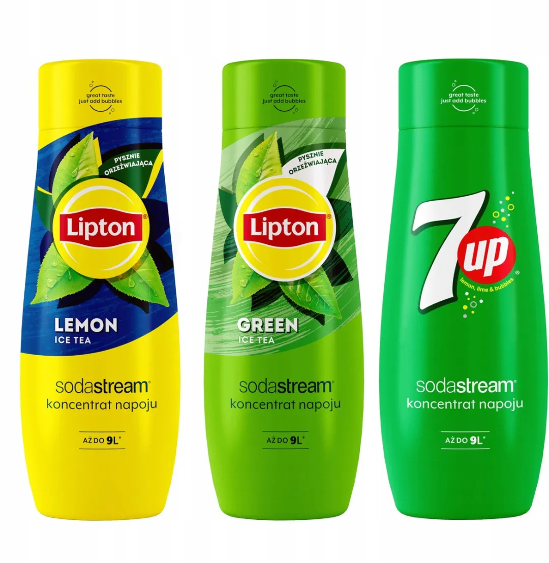 SodaStream Serie Lipton & 7UP Concentraten
