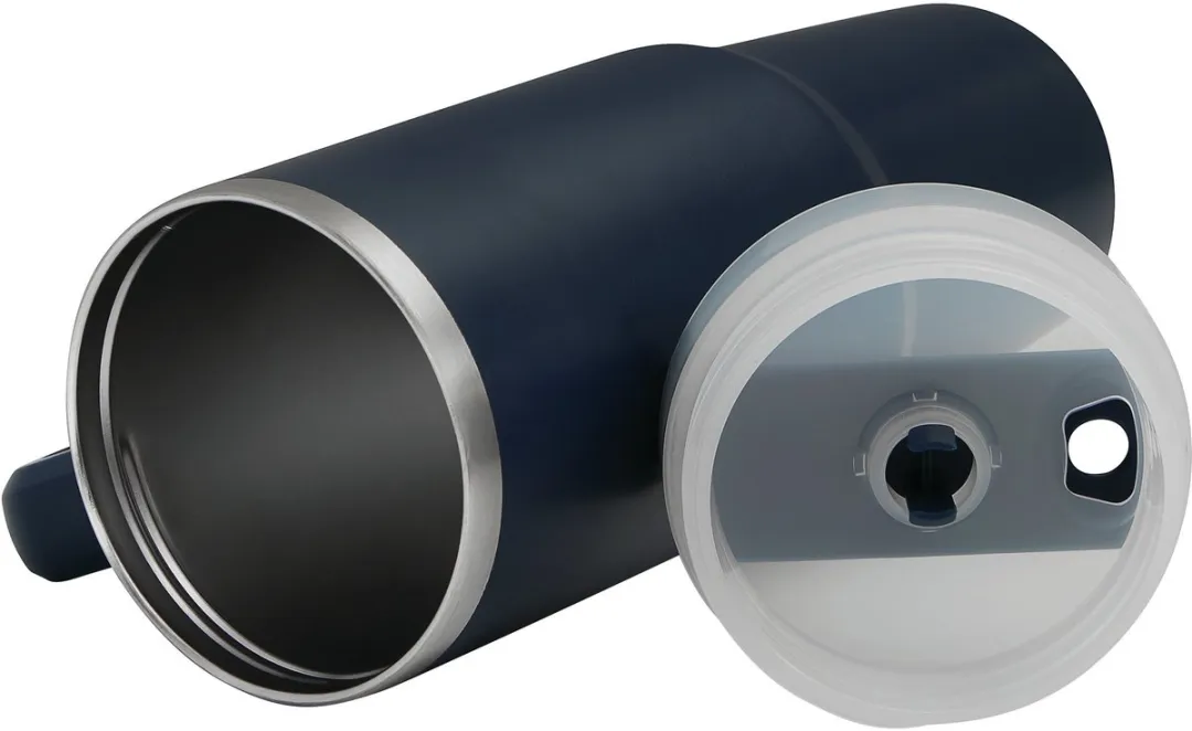Bellatio Design DELUXE Warmhoudbeker 900ml - Donkerblauw