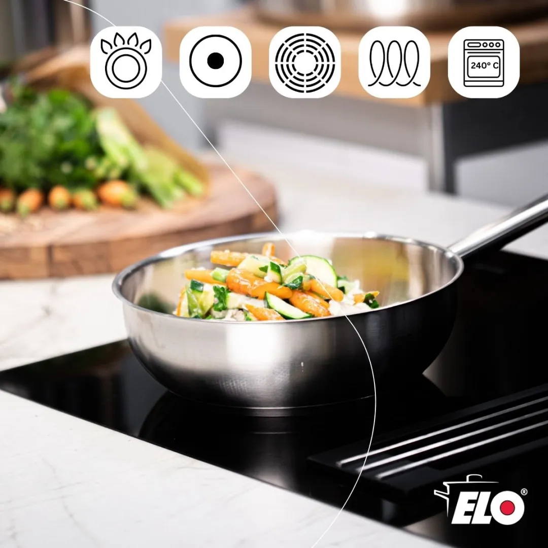 Fackelmann Elo Profi Cuisine Sauteerpan 16cm - Roestvrij staal