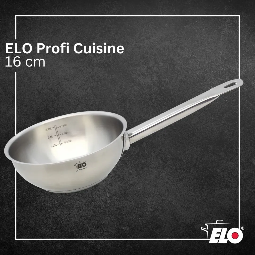 Fackelmann Elo Profi Cuisine Sauteerpan 16cm - Roestvrij staal
