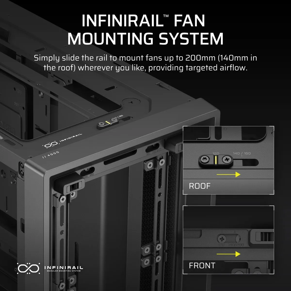 Corsair FRAME 4000D Midtowermodel ATX - Zwart