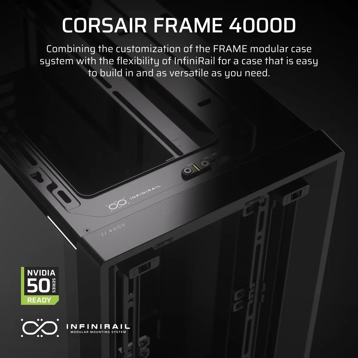Corsair FRAME 4000D Midtowermodel ATX - Zwart