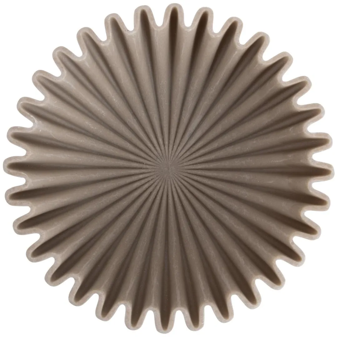 Present Time Schaal Wave - Lichtgrijs Ø20cm - Polyresin