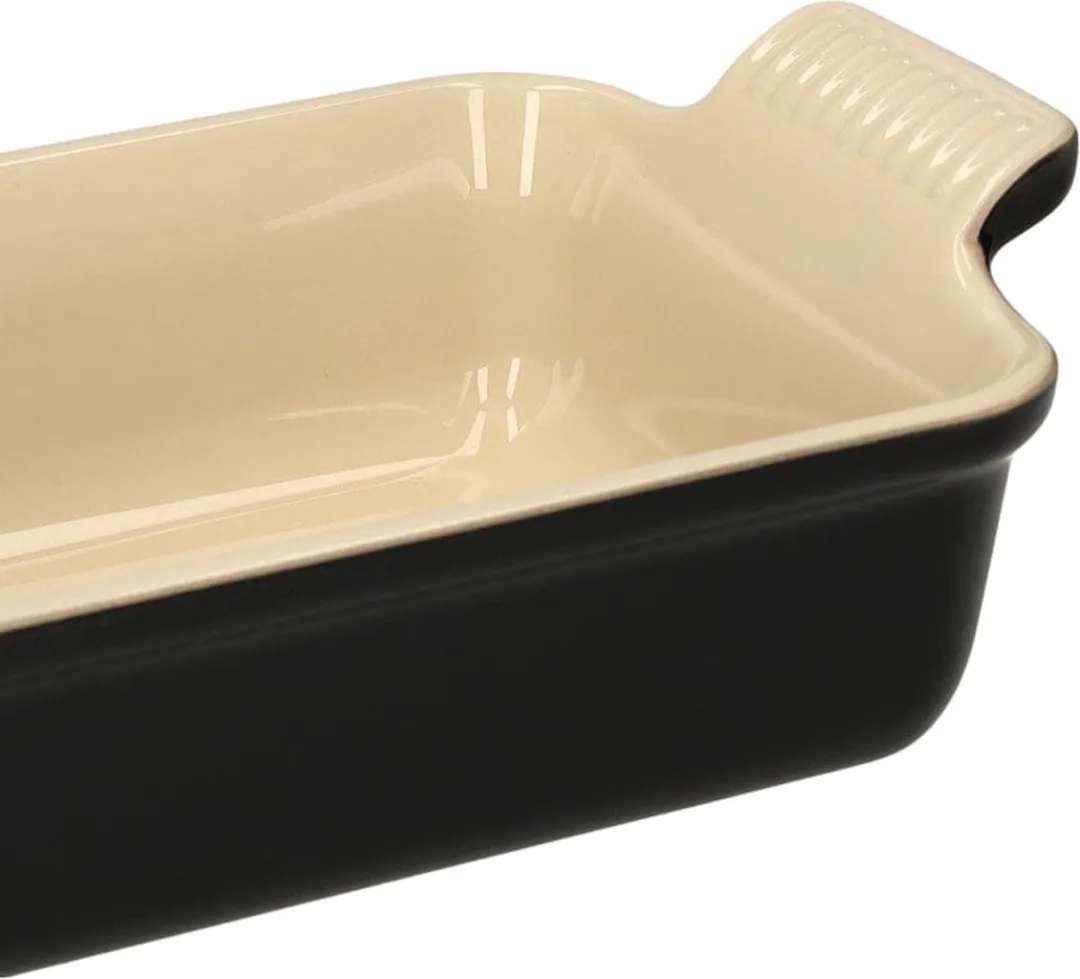 Le Creuset Heritage Ovenschaal 1.1L - Zwart