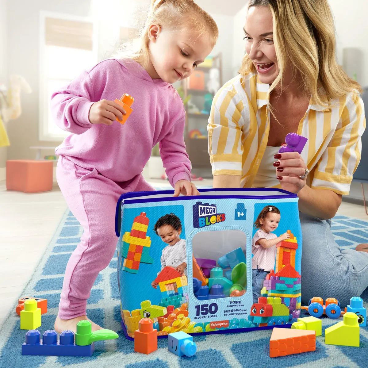 Mega Bloks Bouwtas 150 Stuks - Multicolor - afbeelding 6 van 6