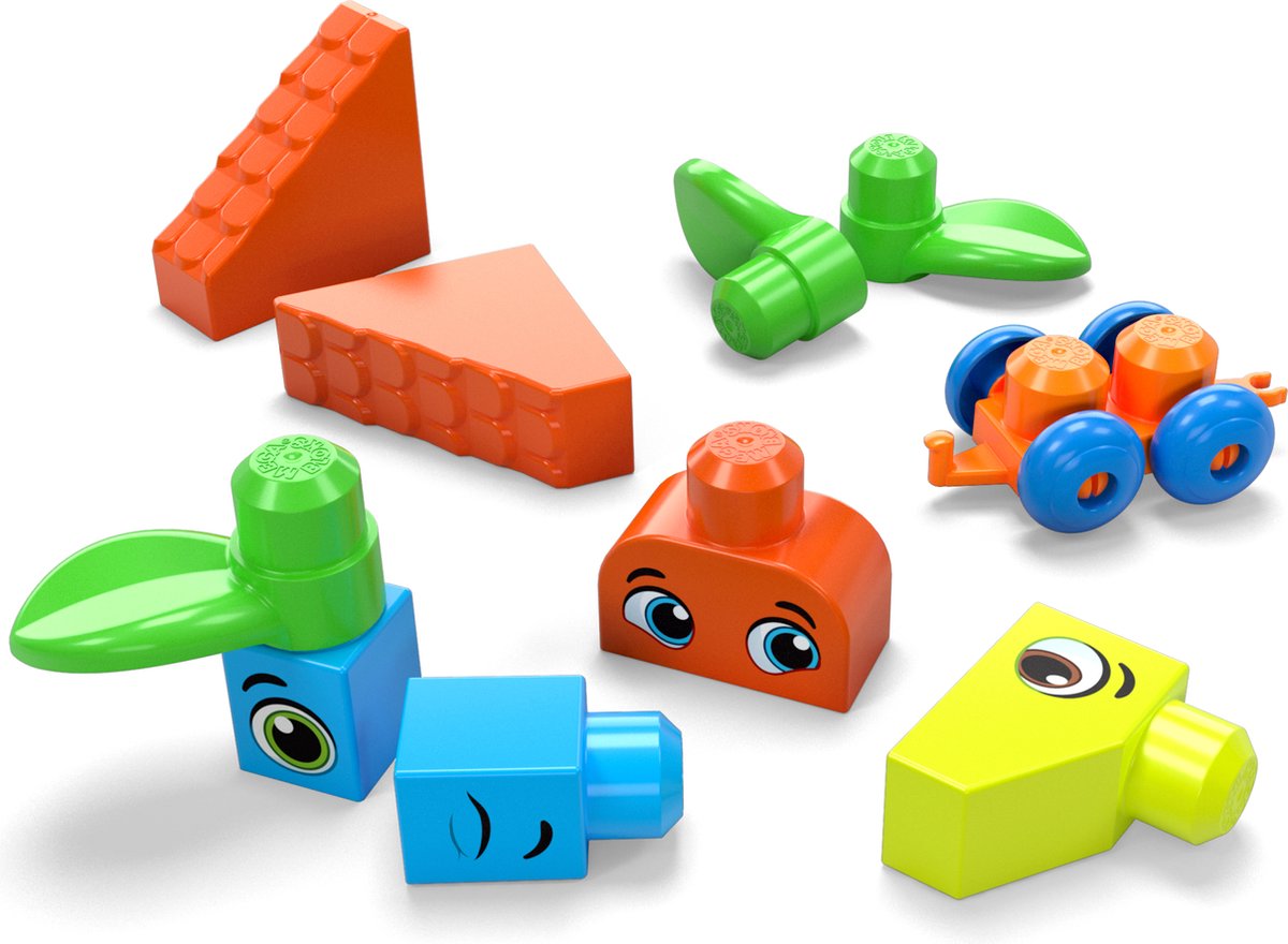 Mega Bloks Bouwtas - 150 Blokken speelgoed voor 1+ jaar - Stimuleert fantasie