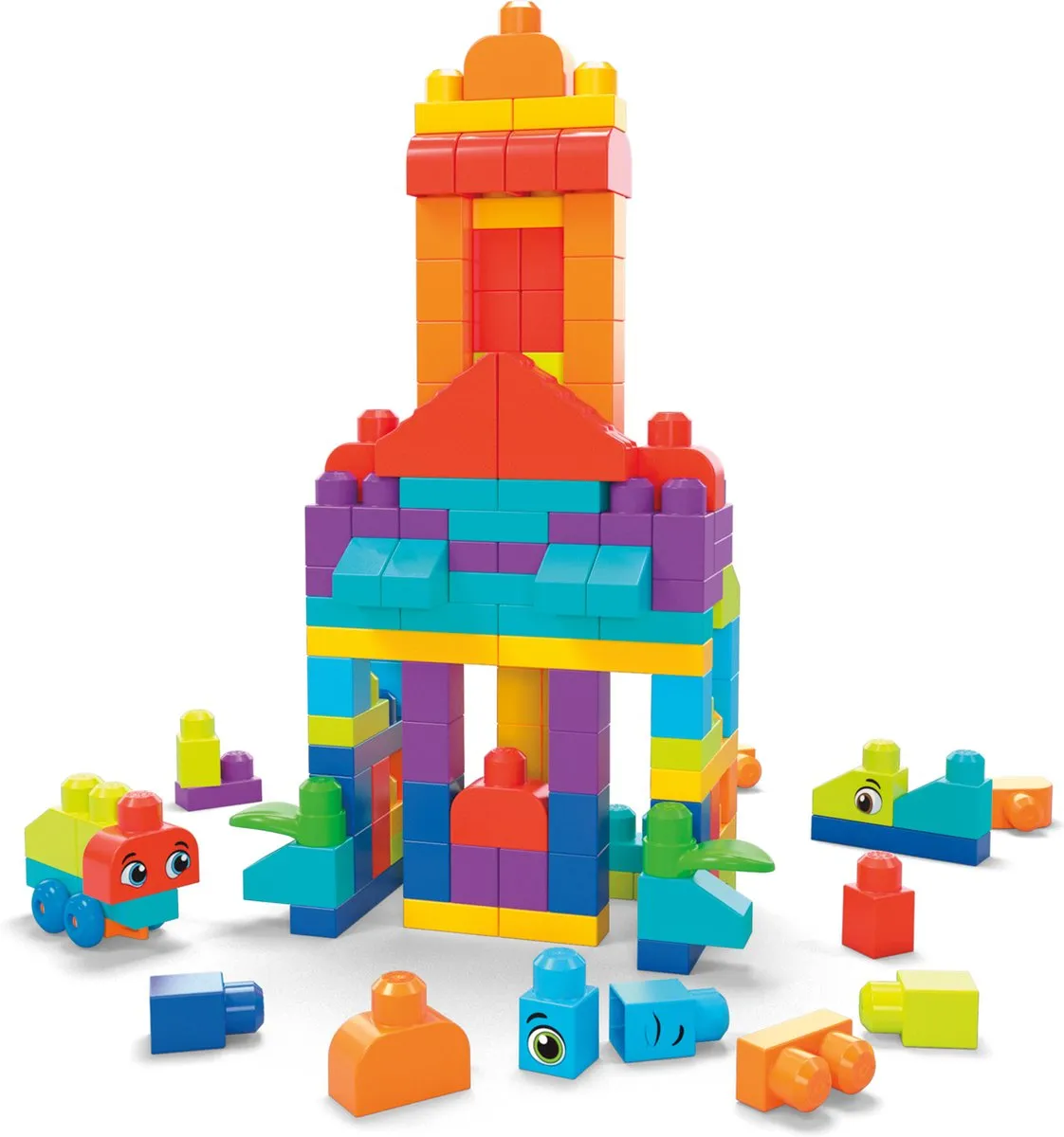 Mega Bloks Bouwtas 150 Stuks - Multicolor