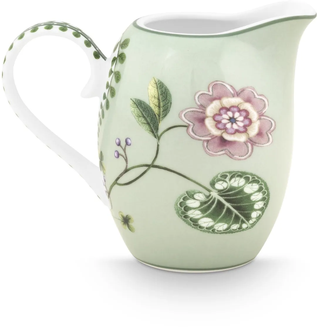 Pip Studio Lily & Lotus Melkkannetje 250ml - Lichtgroen