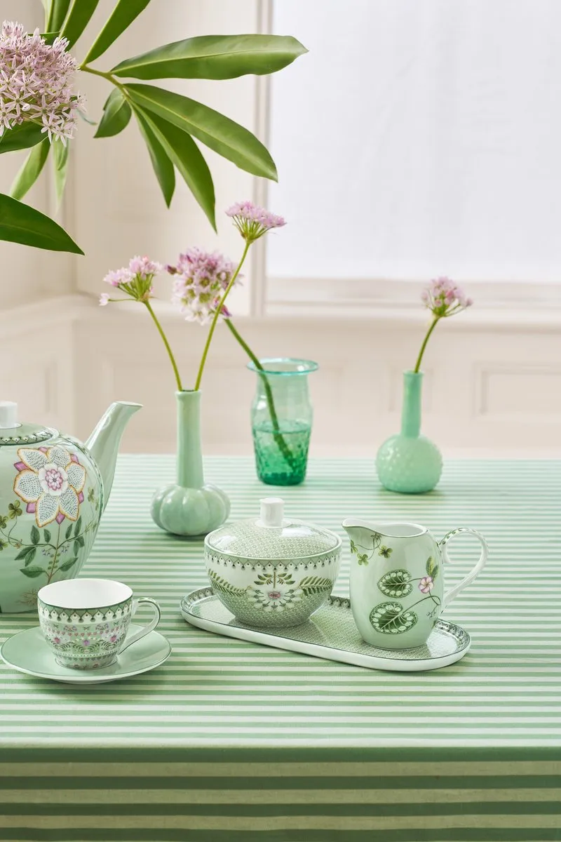 Pip Studio Lily & Lotus Melkkannetje 250ml - Lichtgroen