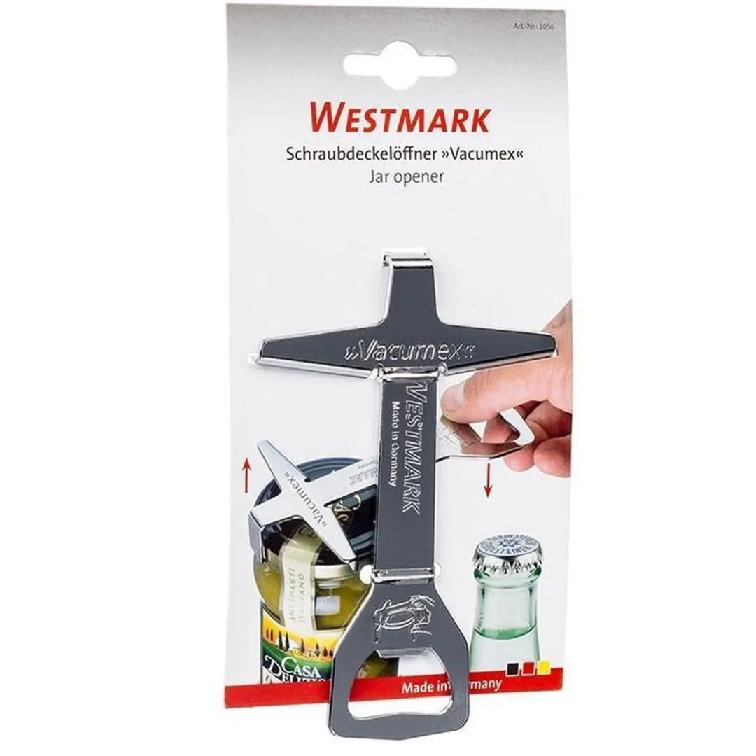 Westmark Vacumex Dekseldopopener 13,1cm - Zilver