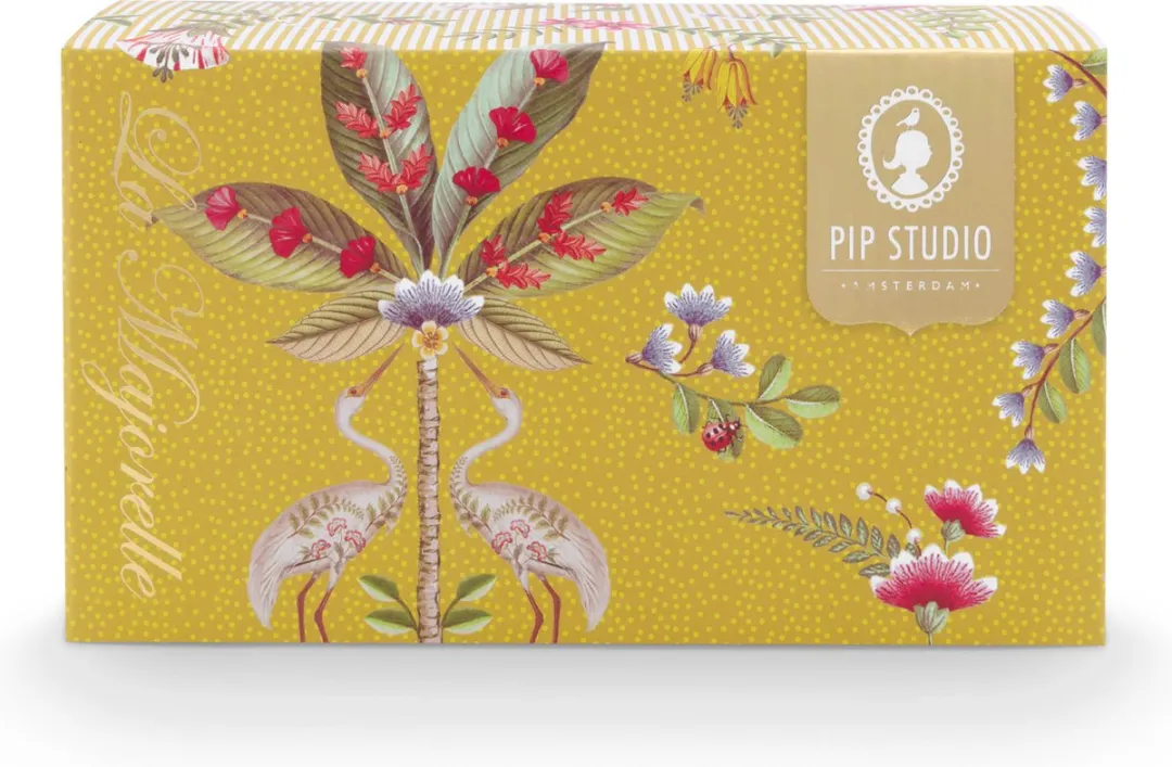 Pip Studio La Majorelle Mokken - 2x 450ml - Geel