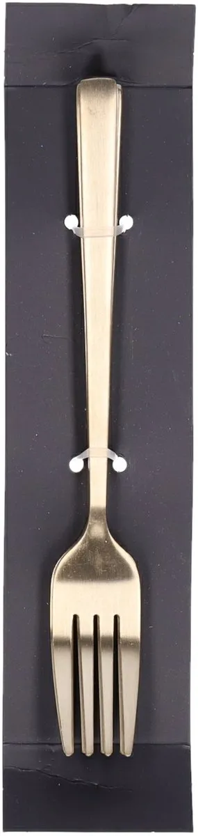 Bellatio Design Gebaksvorkjes 15cm - 4 Stuks - Goud