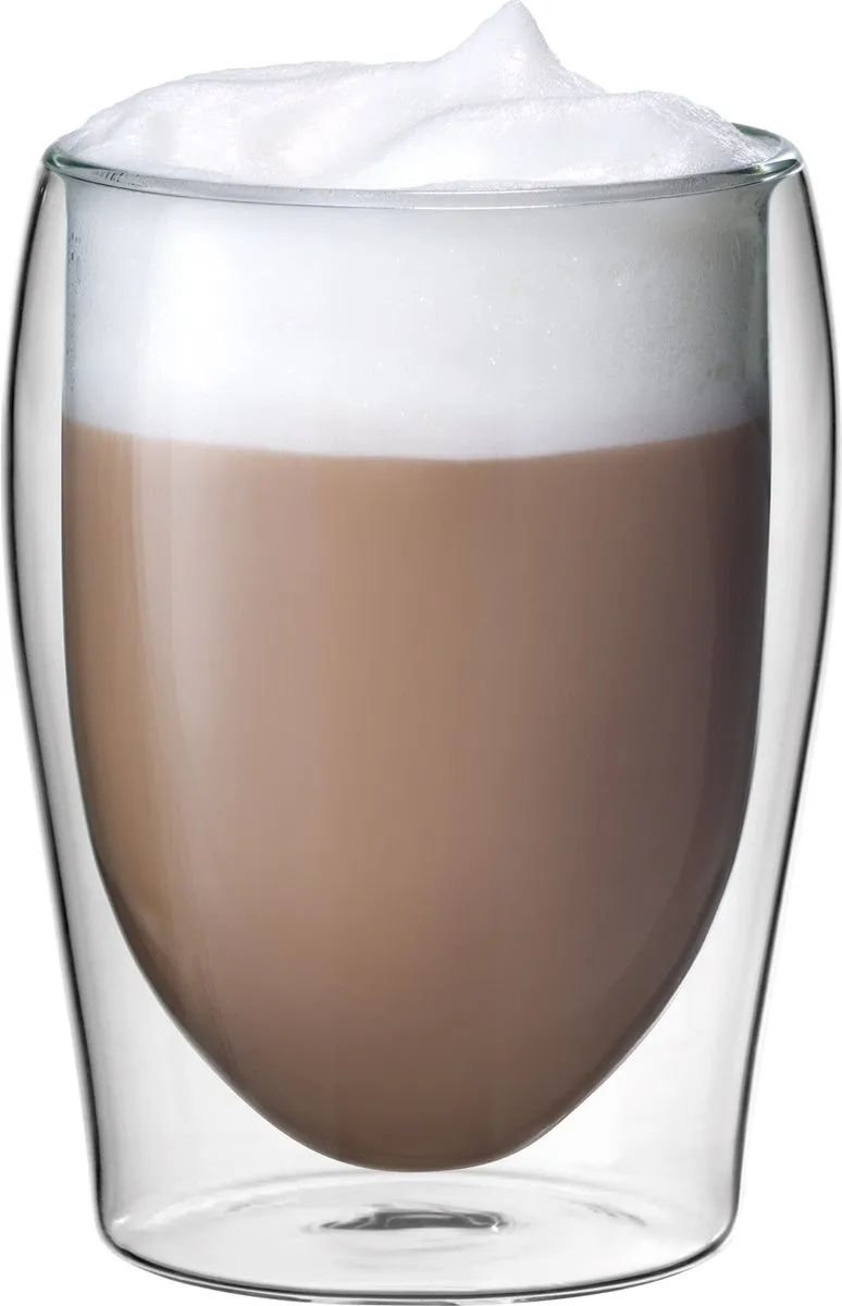 Scanpart Cappuccino Dubbelwandige Koffieglazen 300ml - 2 Stuks - afbeelding 6 van 6