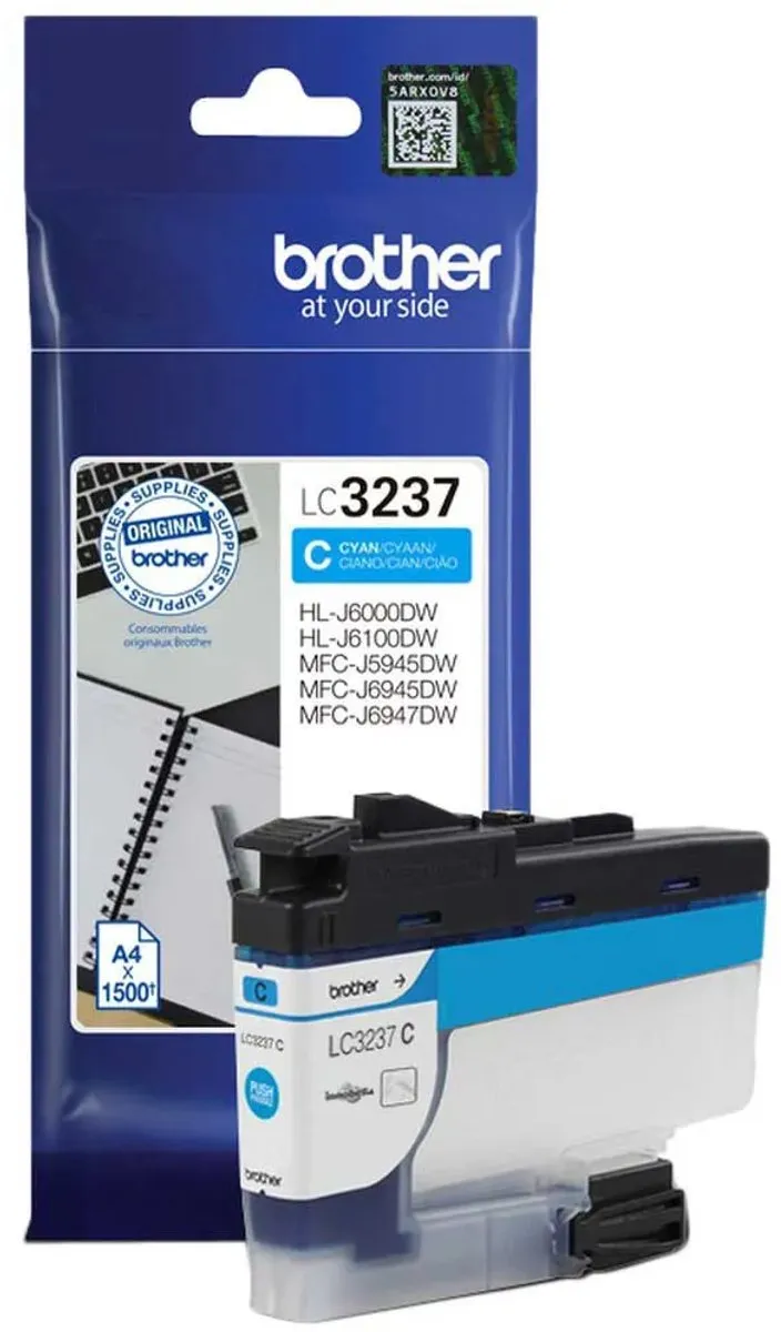 Brother LC-3237C Cyan Inktcartridge