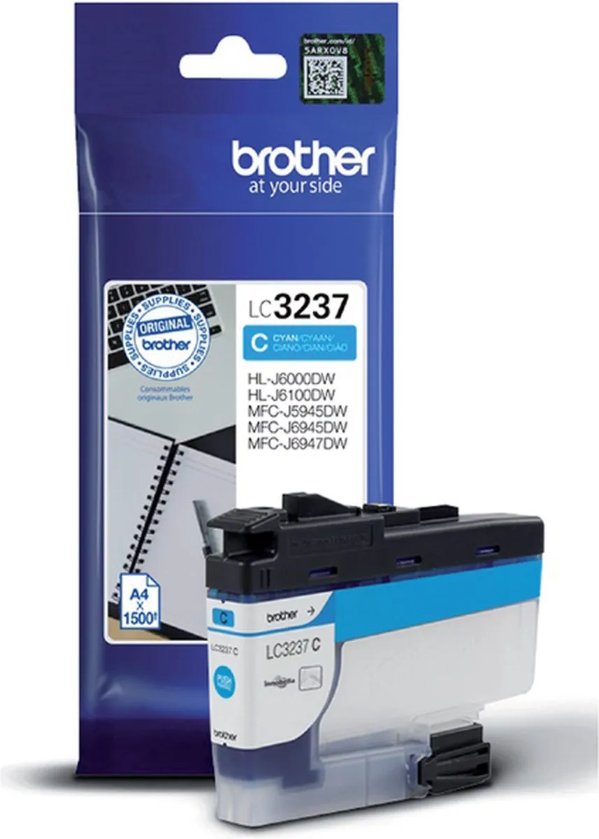 Brother LC-3237C Cyan Inktcartridge