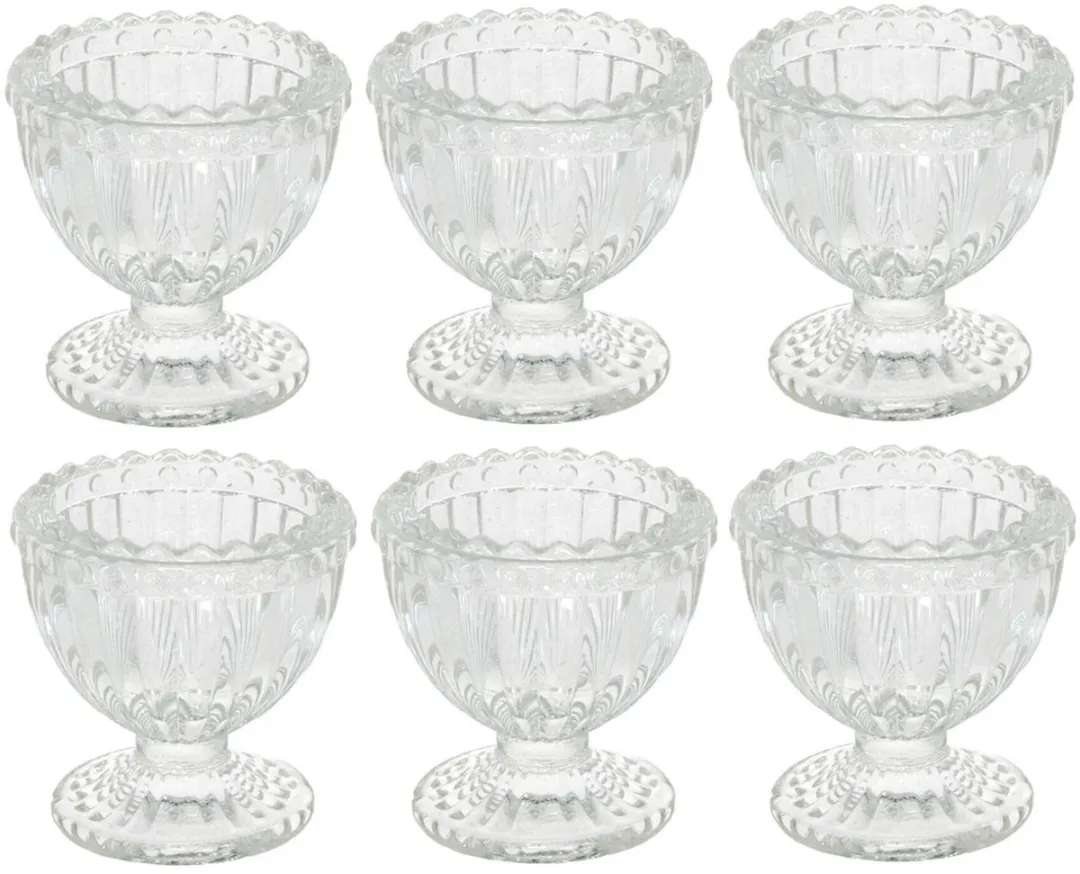 Bellatio Design Cristal Eierdopjes - 6 Stuks