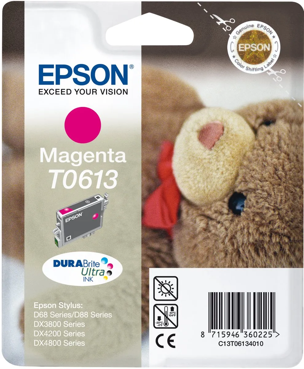 Epson C13T06134010 Magenta Inktcartridge - 8ml