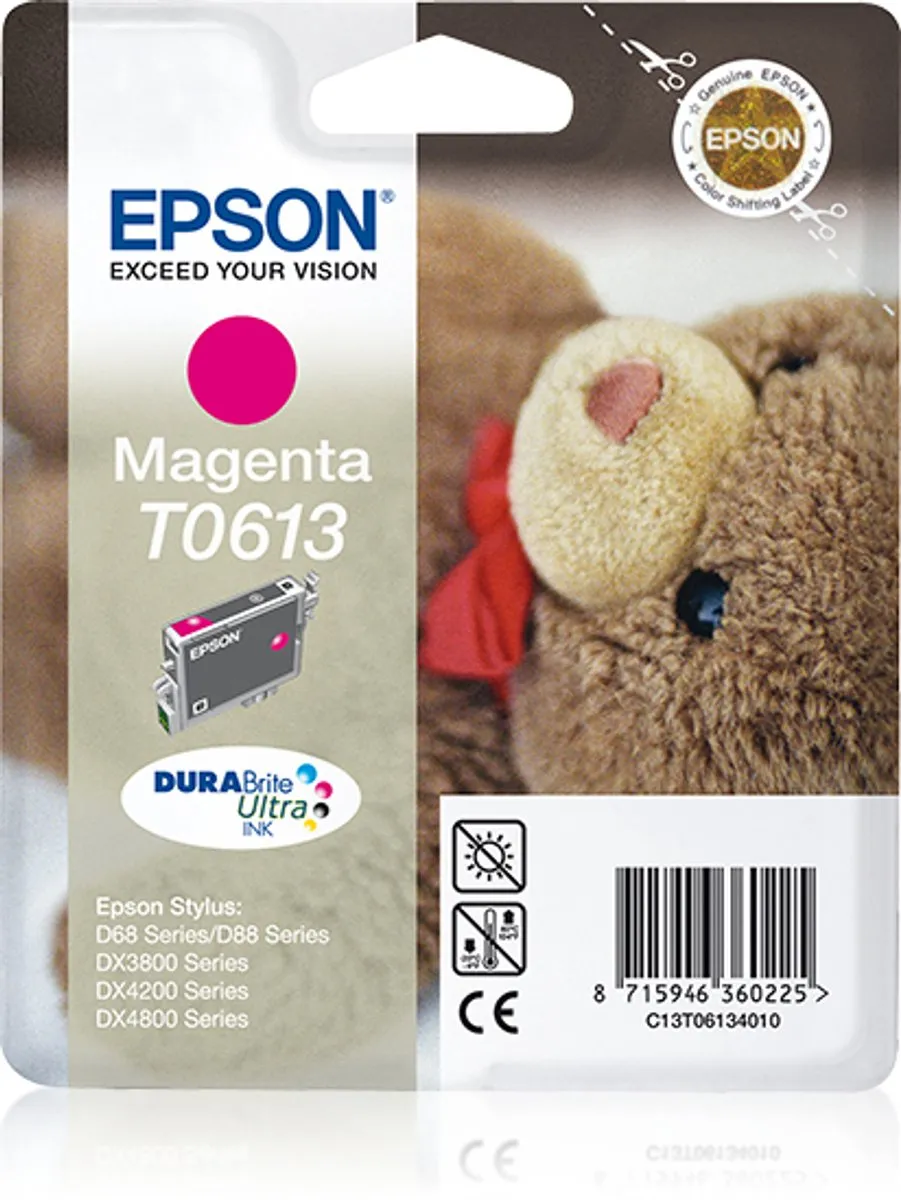 Epson C13T06134010 Magenta Inktcartridge - 8ml