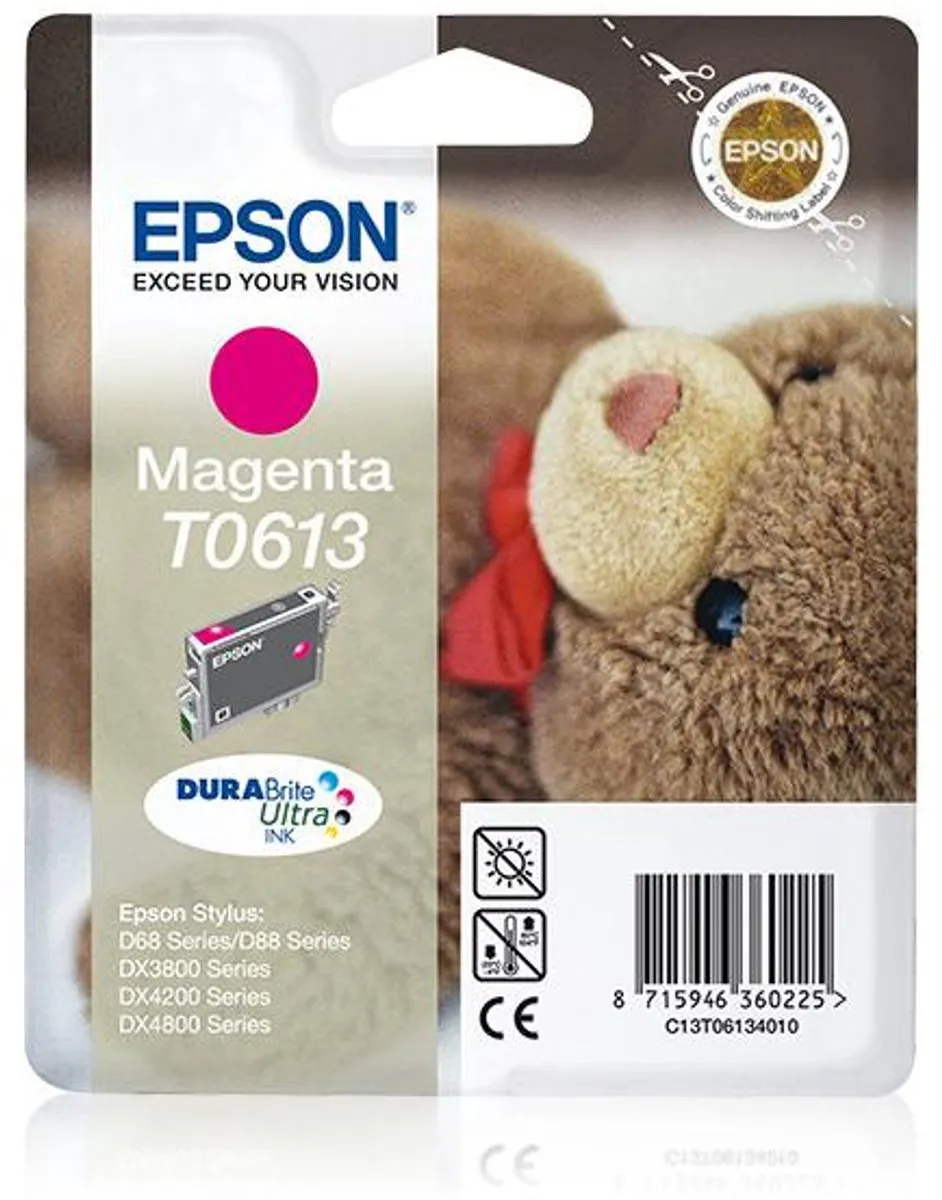 Epson C13T06134010 Magenta Inktcartridge - 8ml