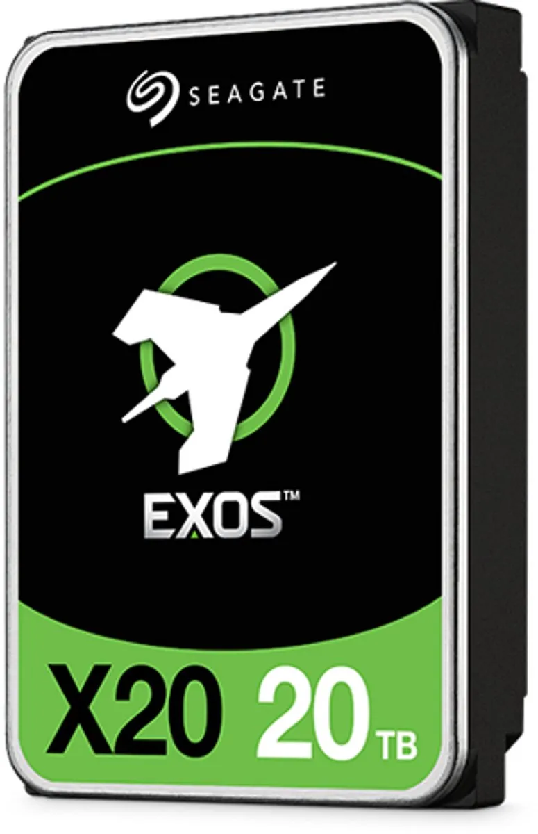 Seagate Exos X20 ST20000NM007D Vaste Schijf 20TB - SATA 6Gb/s - afbeelding 2 van 3