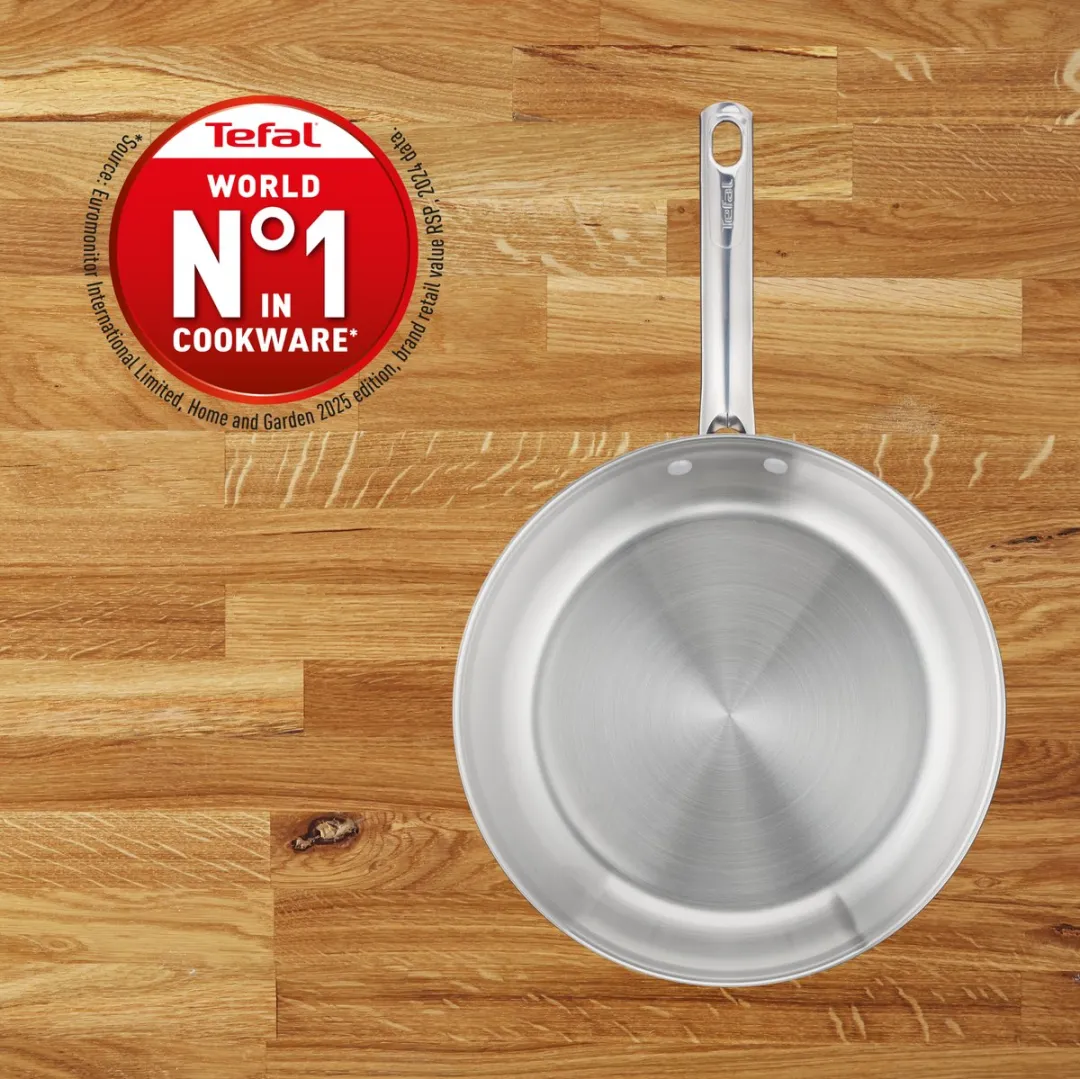 Tefal Duetto B8660234 Braadpan 20cm - Inductie - Zilver