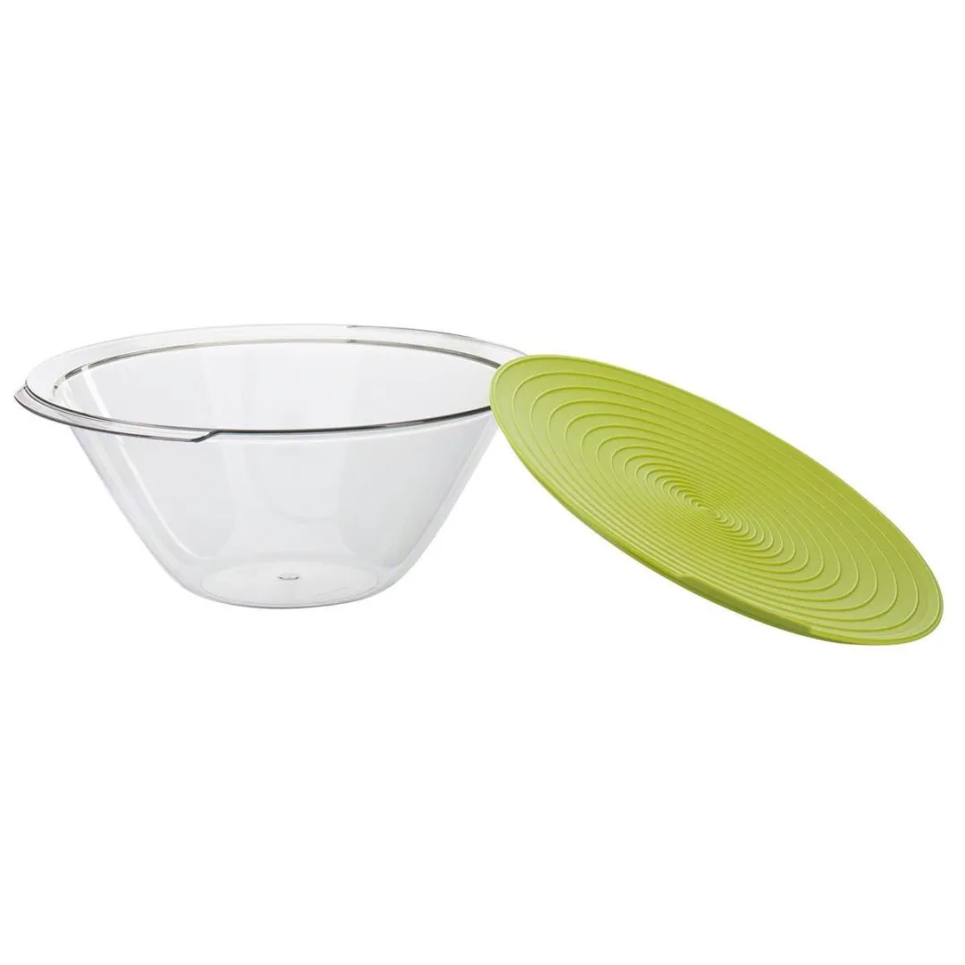 Westmark Salatschüssel 529422 - 4L - Transparant-groen
