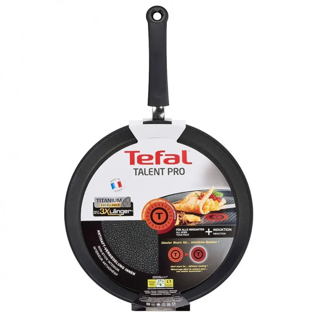 Tefal Talent Pro Pannenkoekenpan Ø25cm - Zwart