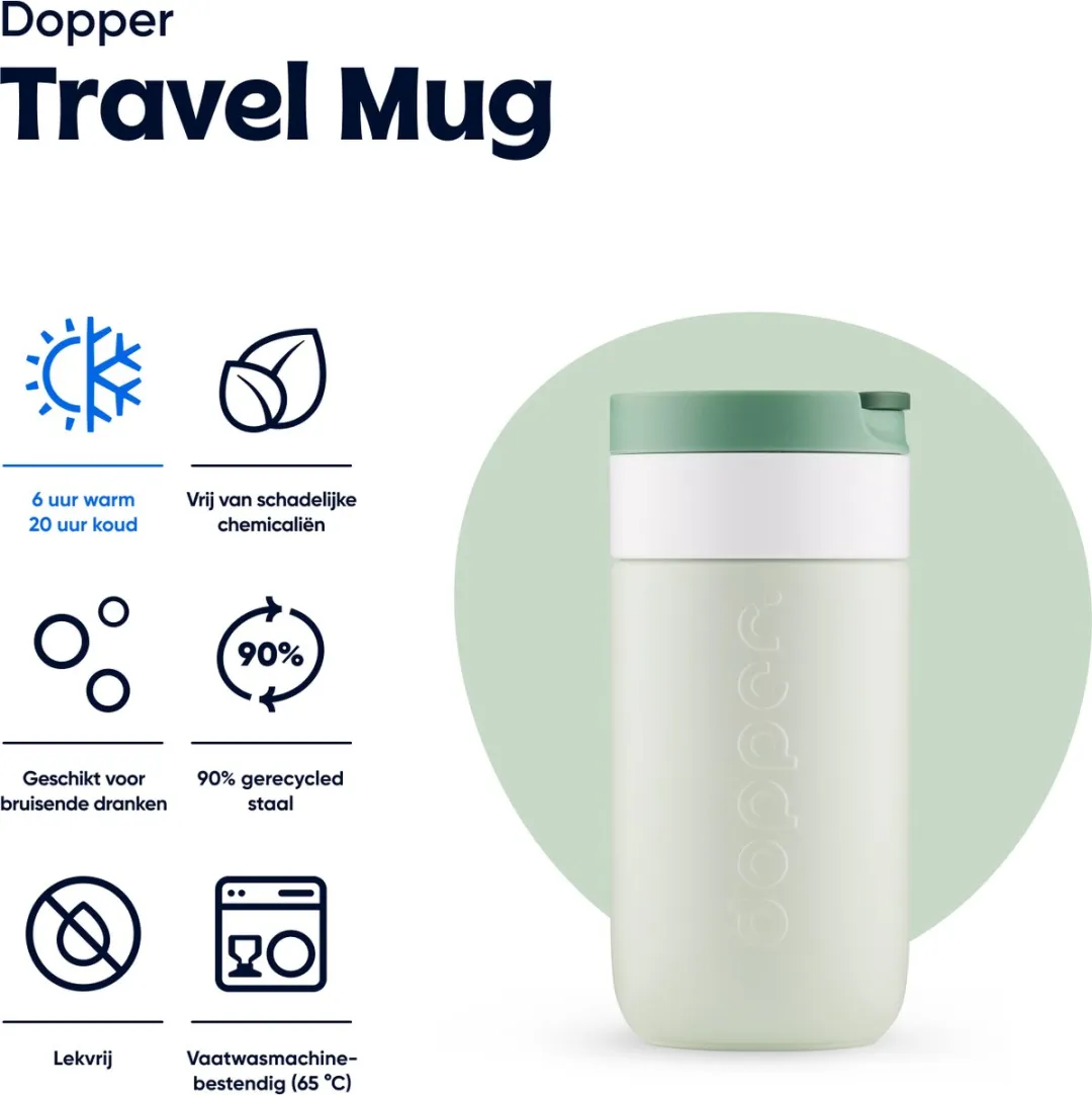 Dopper Travel Mug 300ml - Forest Green