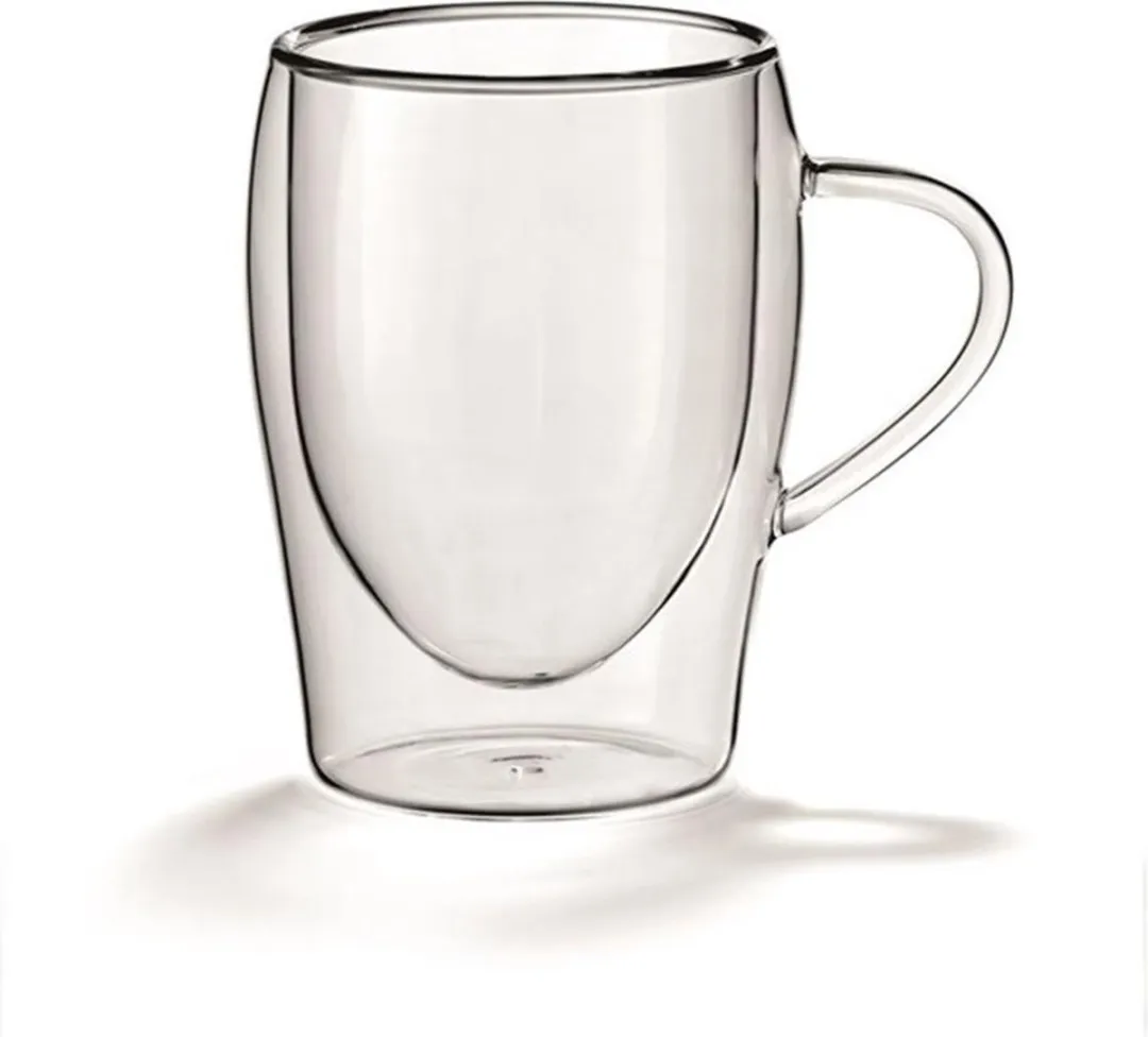 Scanpart Dubbelwandig Theeglas 300ml - 2 Stuks