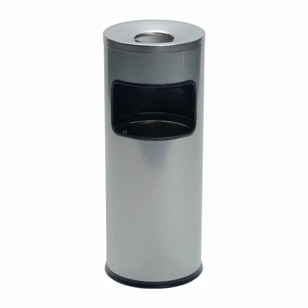 Durable 2-in-1 Prullenbak met Asbak 17L