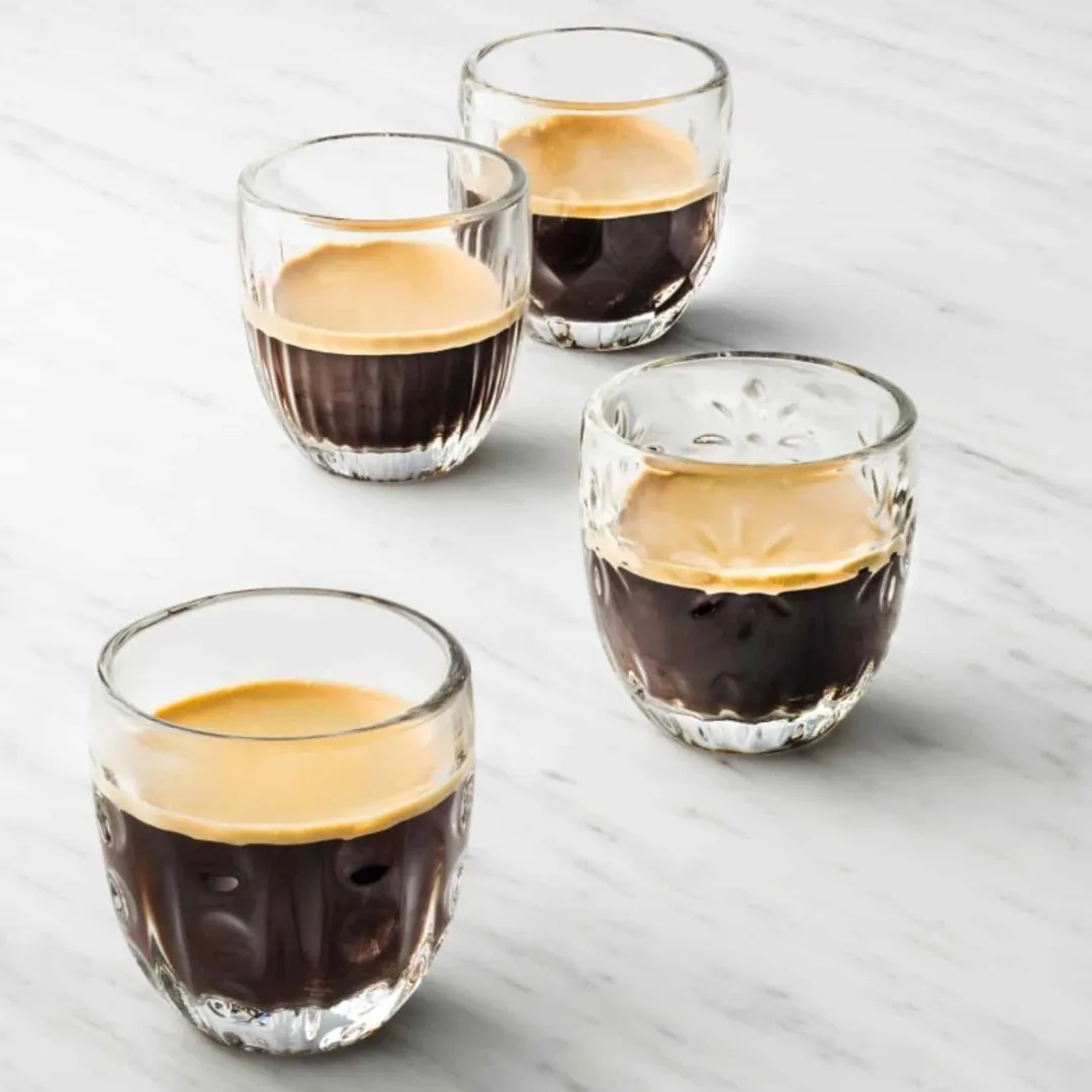 La Rochère Fleurs Espressoglas 10cl - 6 Stuks