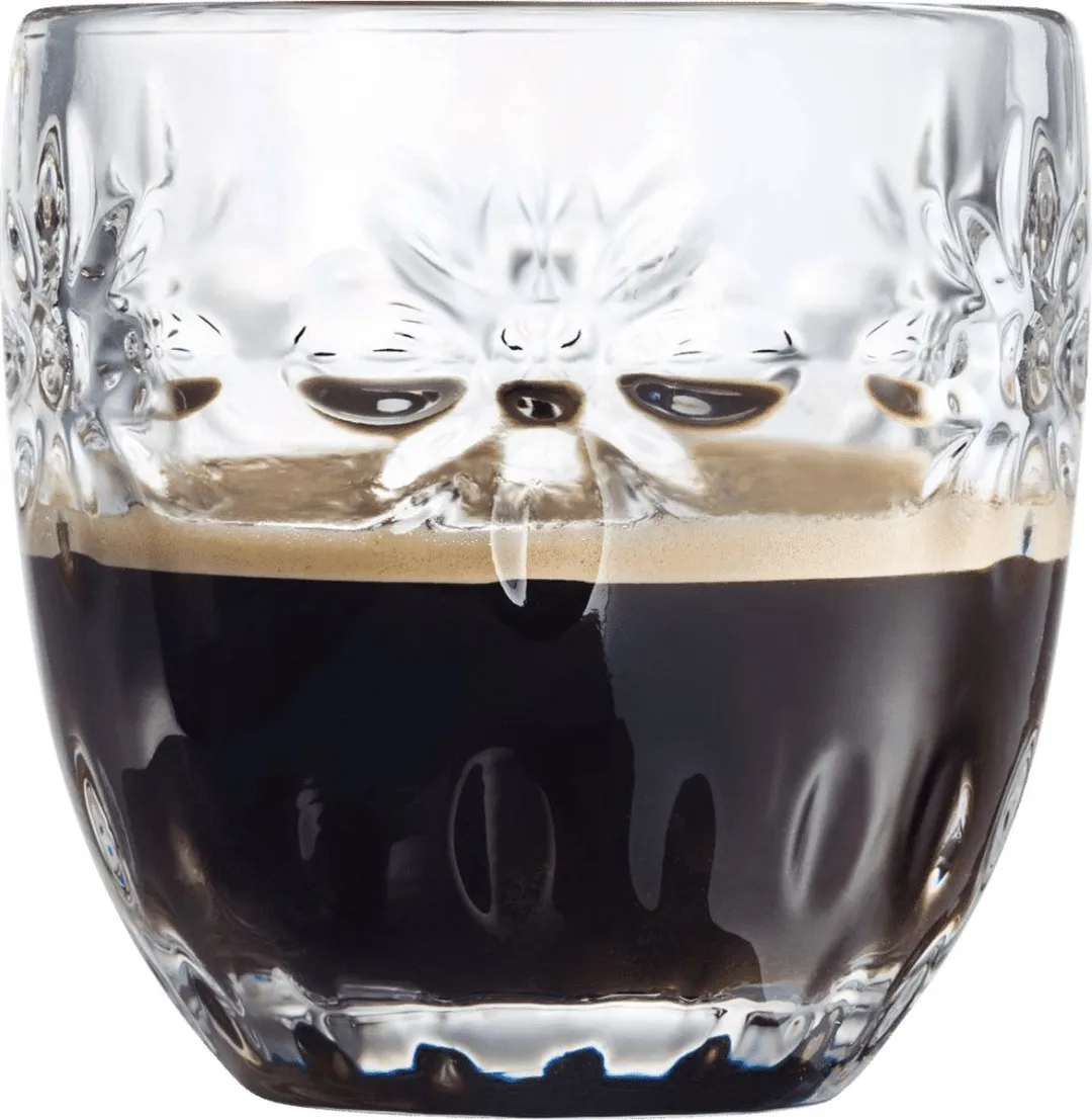 La Rochère Fleurs Espressoglas 10cl - 6 Stuks