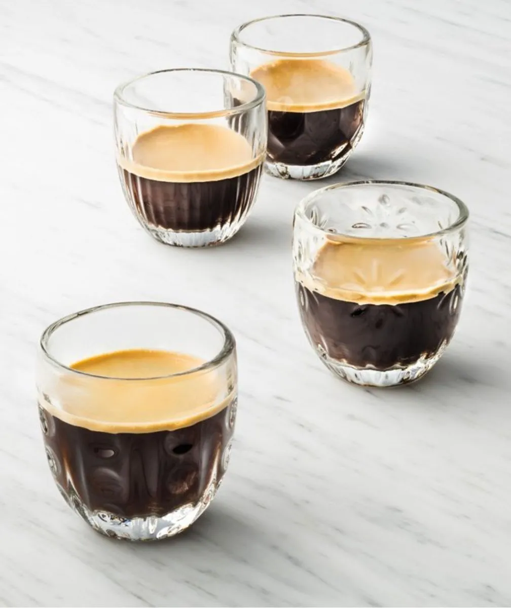 La Rochère Fleurs Espressoglas 10cl - 6 Stuks