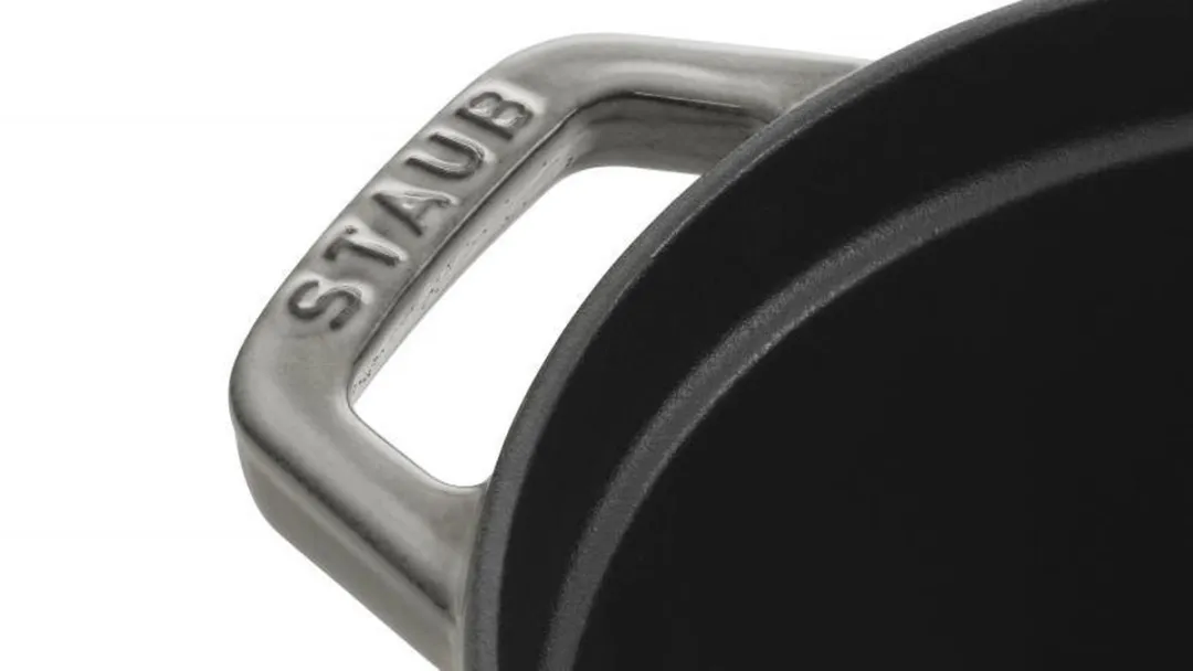 Staub Cocotte Ovaal 27cm - Grafietgrijs - afbeelding 3 van 6