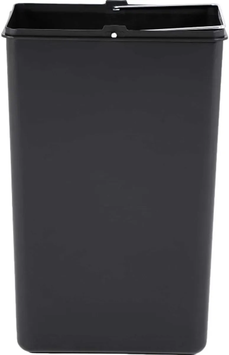 Songmics Pedaalemmer 30L - 2x15L - Zilver/Zwart