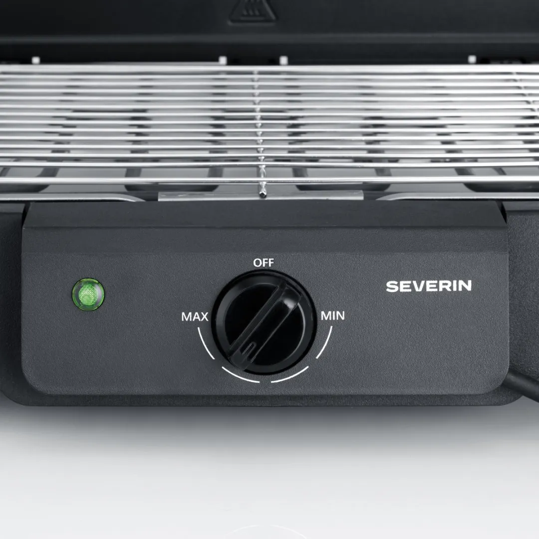 Severin PG 8594 Elektrische Tafelgrill 2000W - Zwart