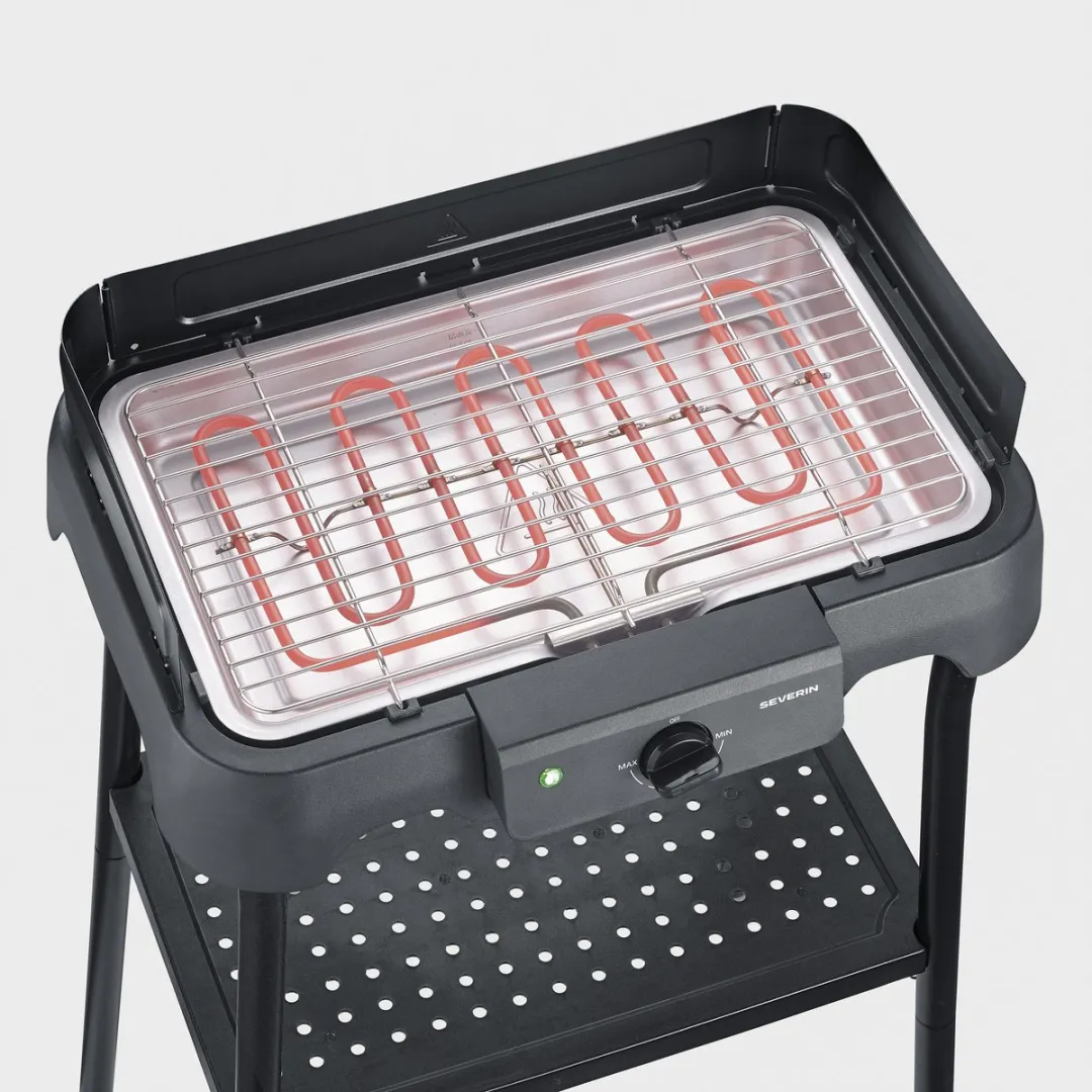 Severin PG 8594 Elektrische Tafelgrill 2000W - Zwart
