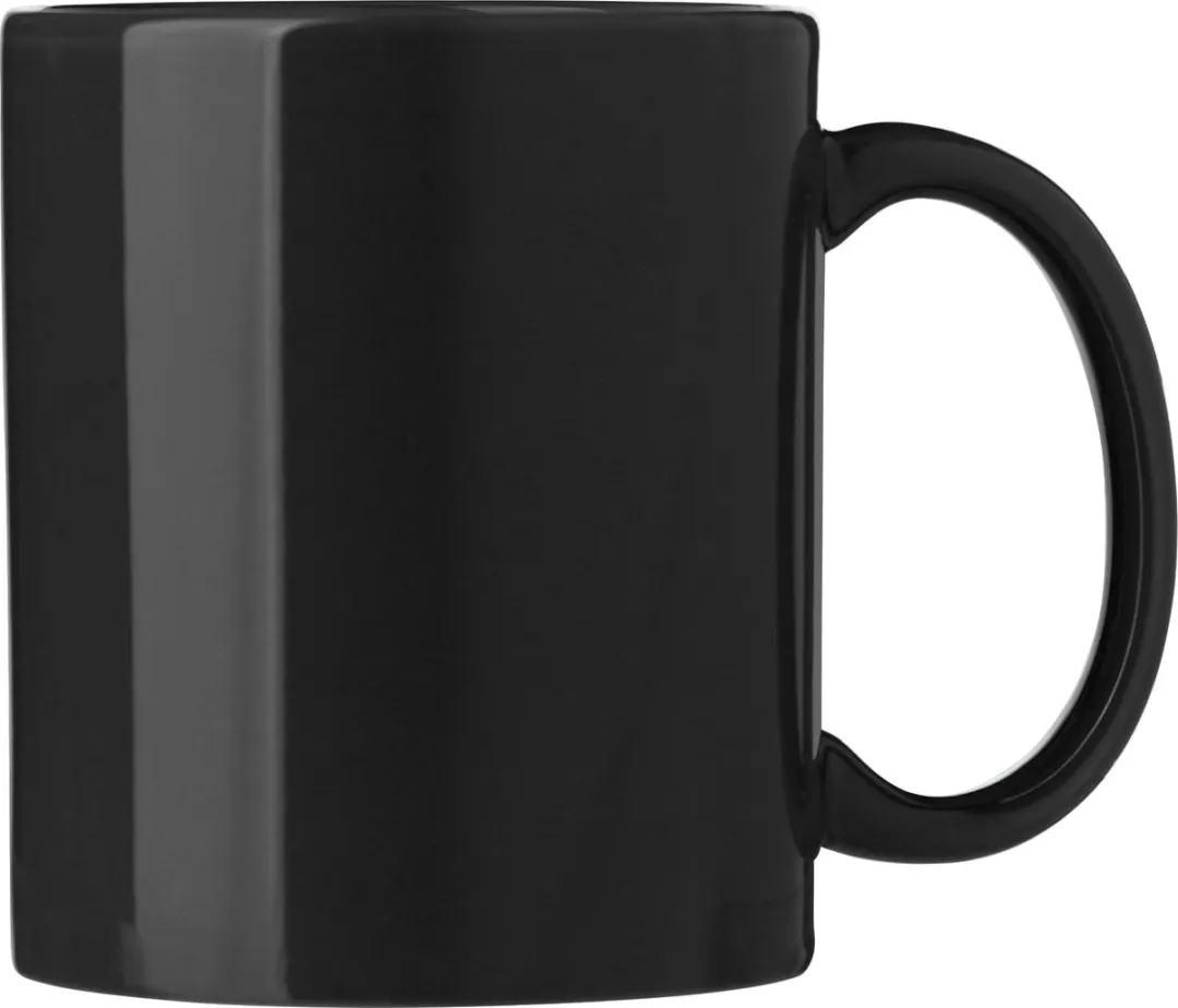Bellatio Design Nantes Koffiemokken - 2 Stuks - 300ml - Zwart
