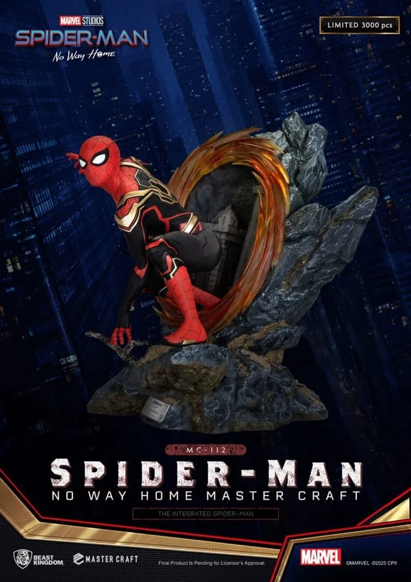 Beast Kingdom Toys Master Craft Marvel Integrated Spider-Man Beeld - Multi - afbeelding 6 van 6