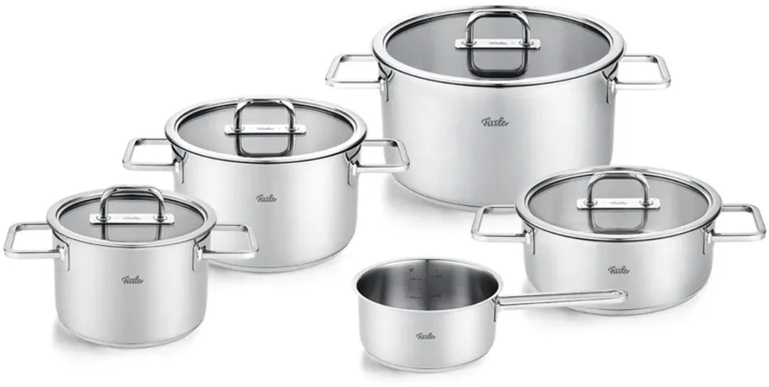 Fissler Viseo Pro Pannenset 5-delig - 5 Stuks - Zilver - afbeelding 6 van 6