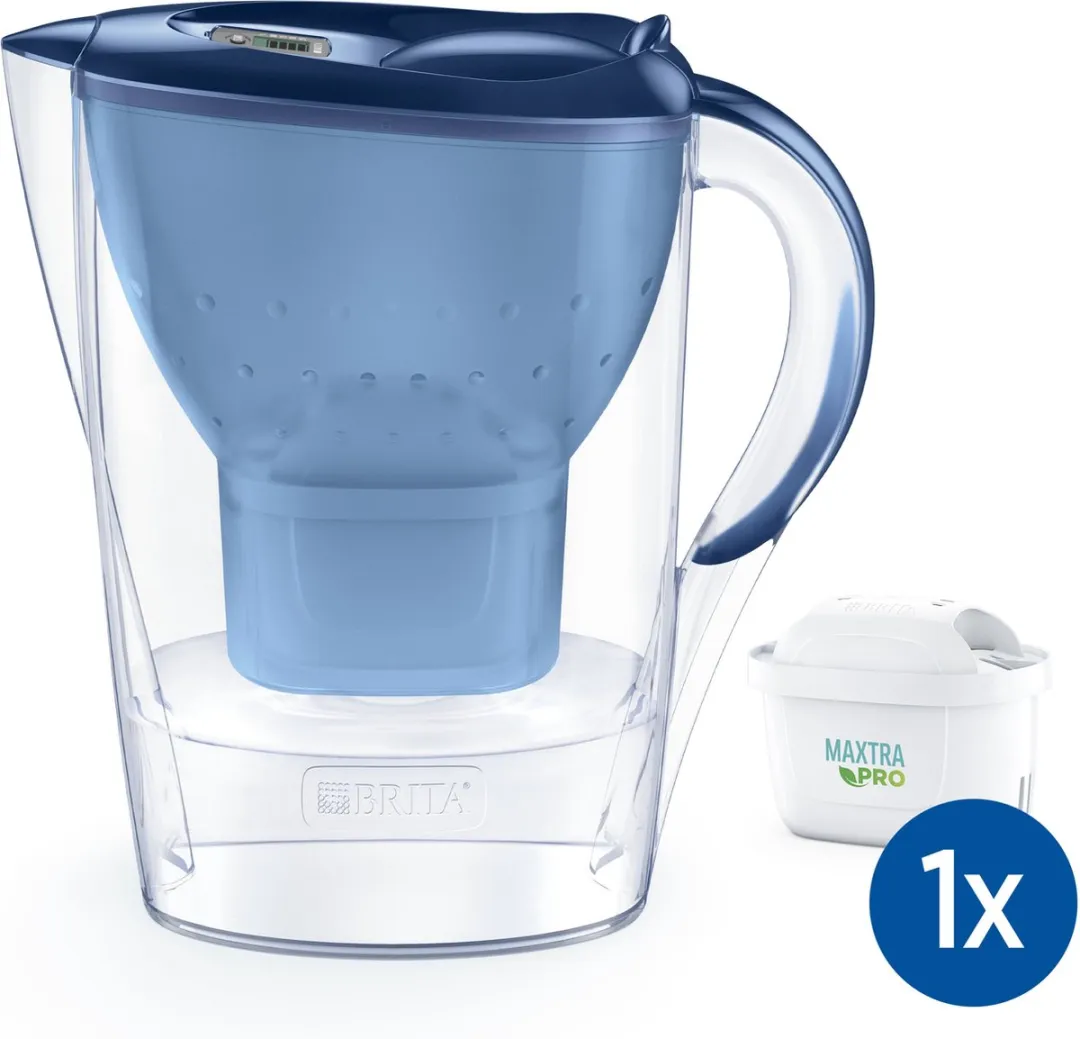 BRITA Marella Waterfilterkan 2,4L - Blauw - MAXTRA PRO Filter