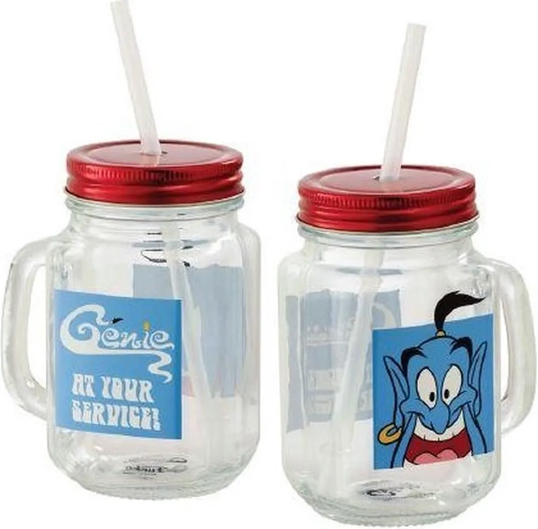 Funko Disney Aladdin Genie Drinkbeker - Mason Jar - Multi - afbeelding 3 van 3